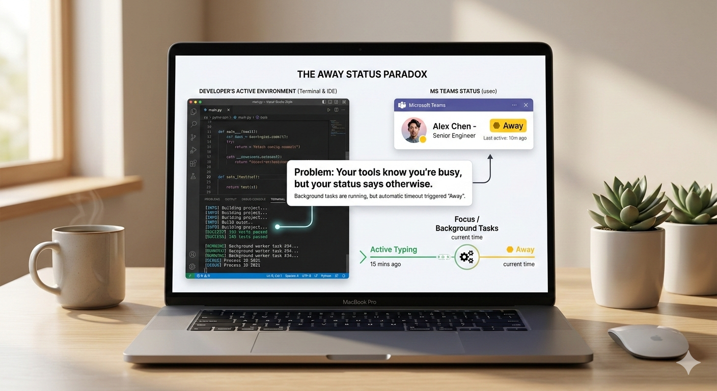 Microsoft Teams status changing to Away—how to keep Teams active and keep Teams icon green